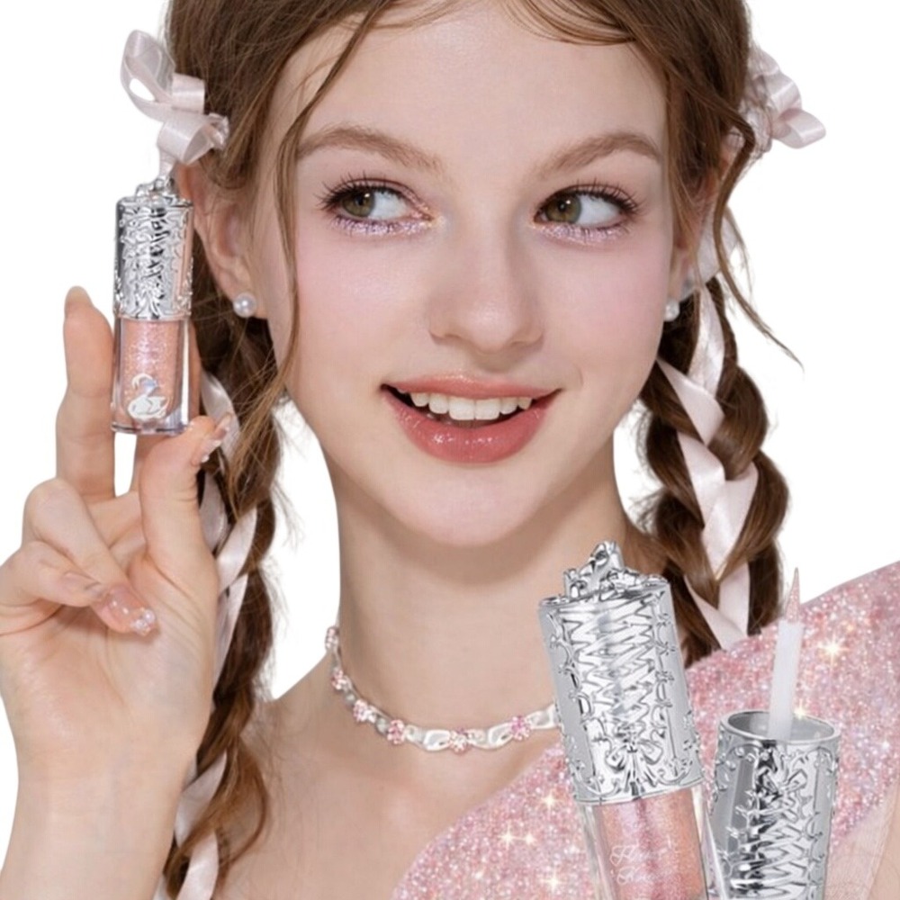 Flower Knows Swan Ballet Series Liquid Eyeshadow 05 Cracking Crystal One Sz NIB